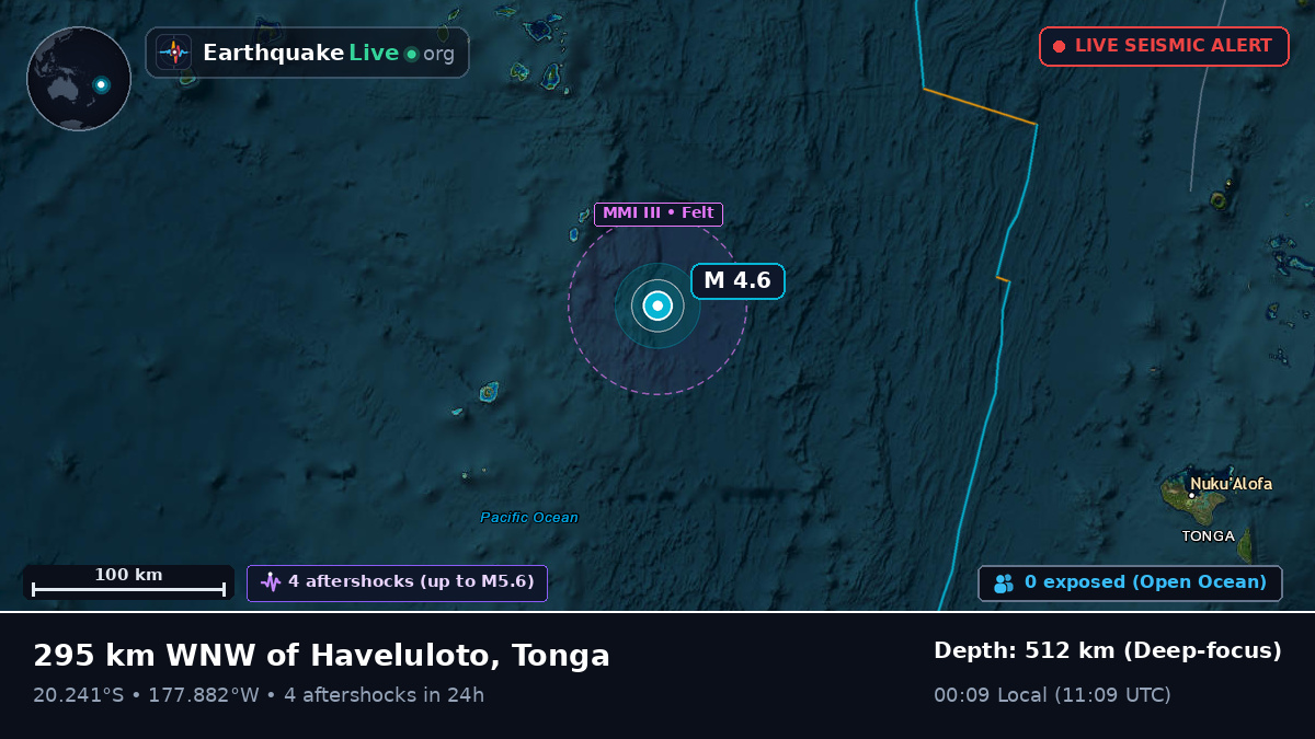 South Pacific Ocean (Tonga)