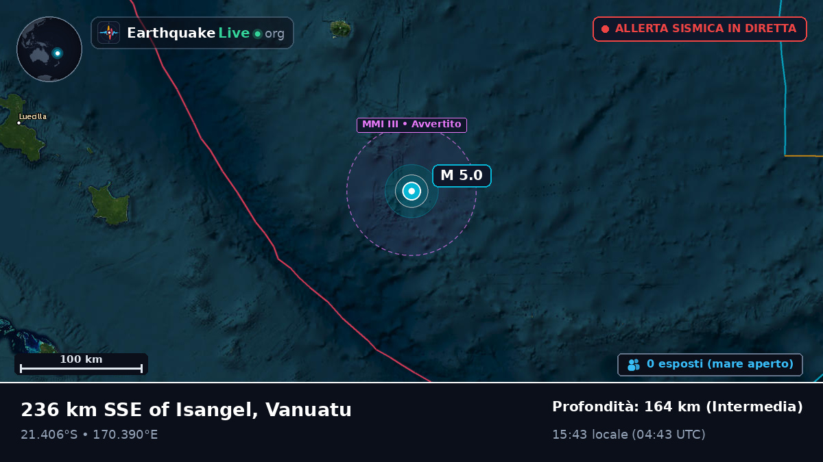Oceano Pacifico meridionale (Nuova Caledonia)