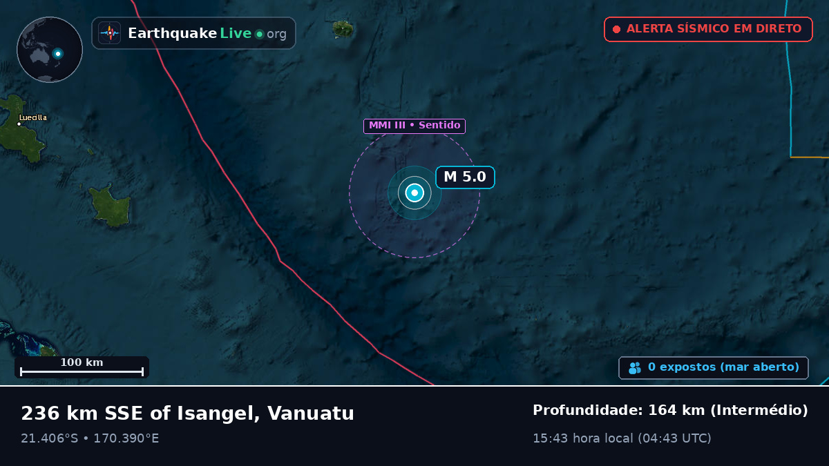 Oceano Pacífico Sul (Nova Caledónia)