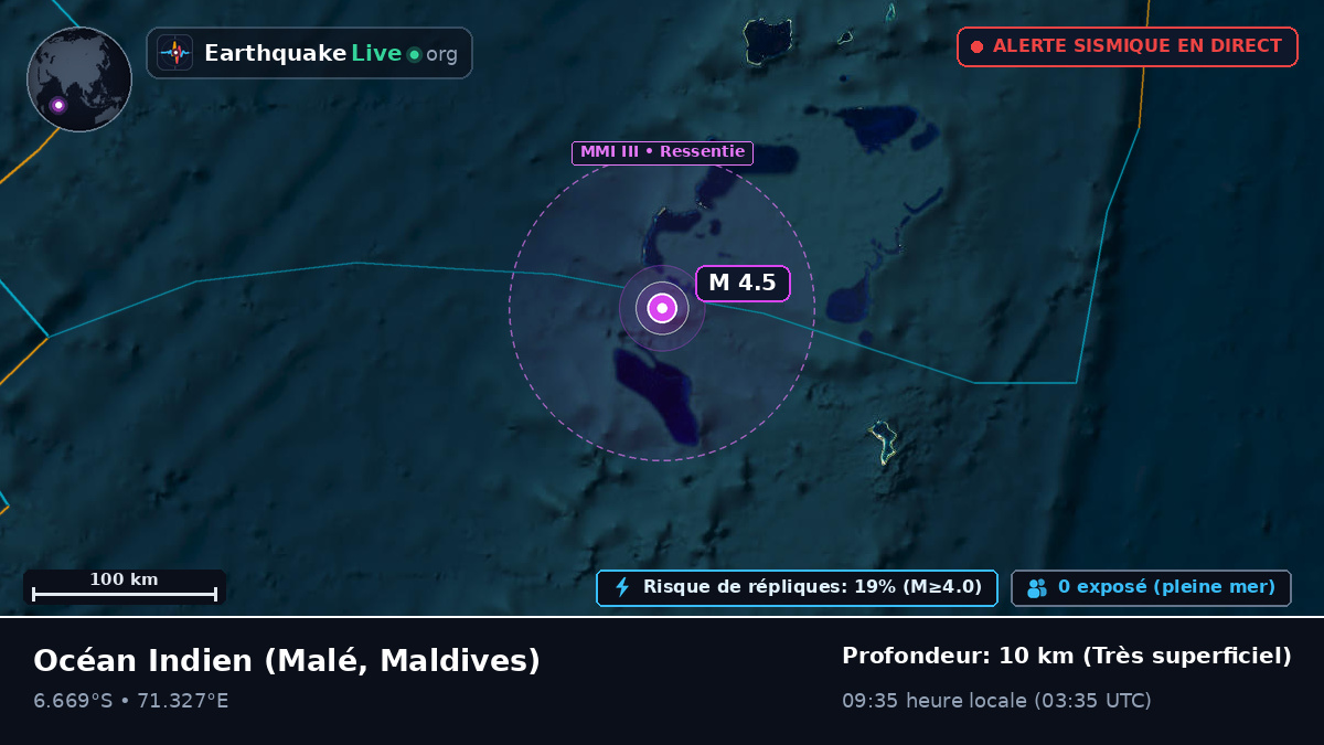 Océan Indien (Maldives)