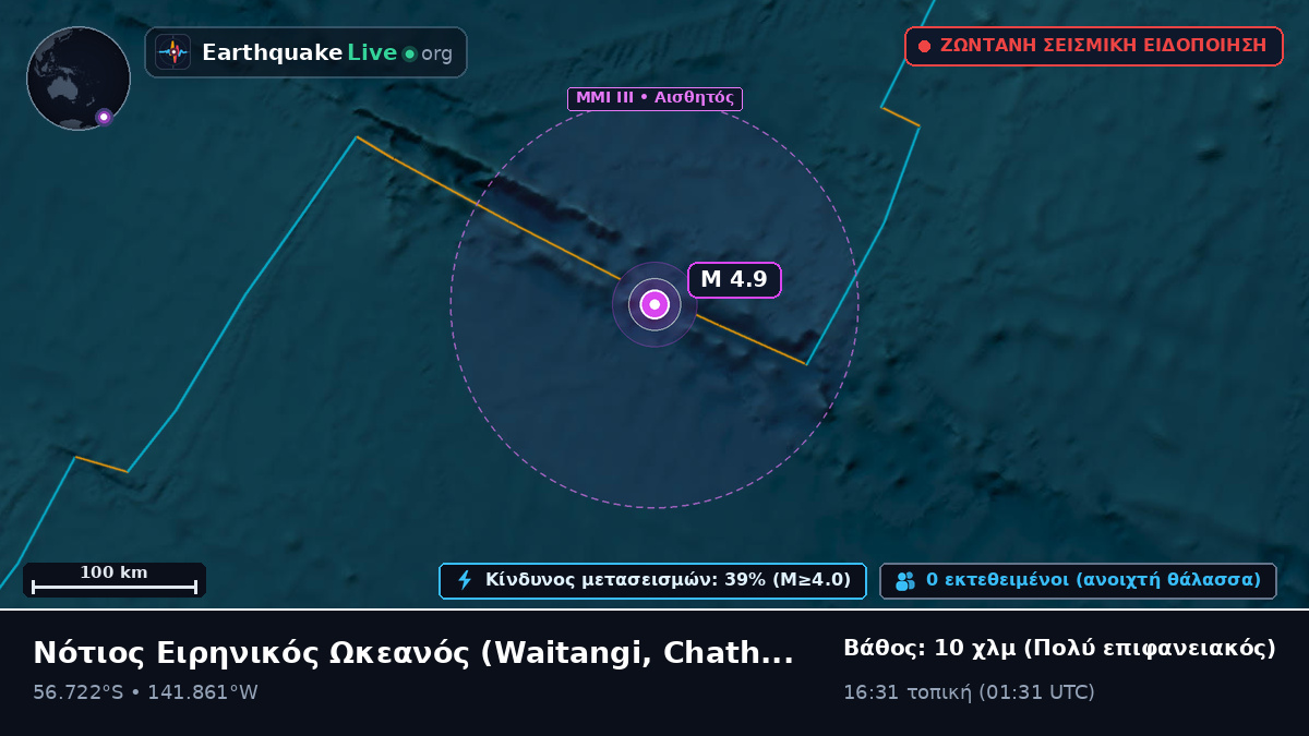 Νότιος Ειρηνικός Ωκεανός (Chatham Islands)