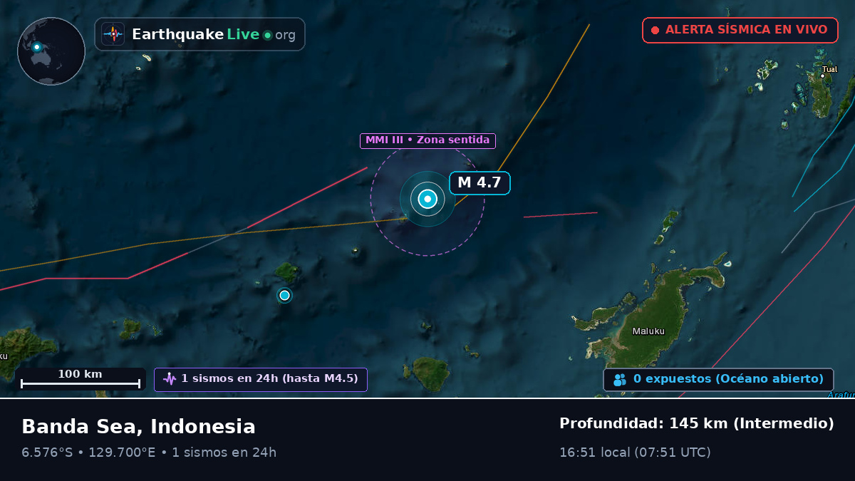 Mar de Banda (Indonesia)