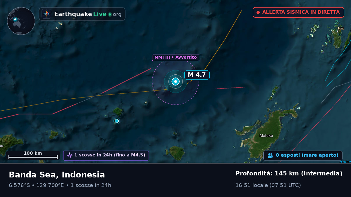Mare di Banda (Indonesia)
