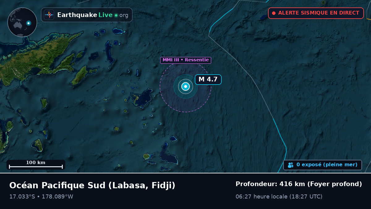 Océan Pacifique Sud (Fidji)