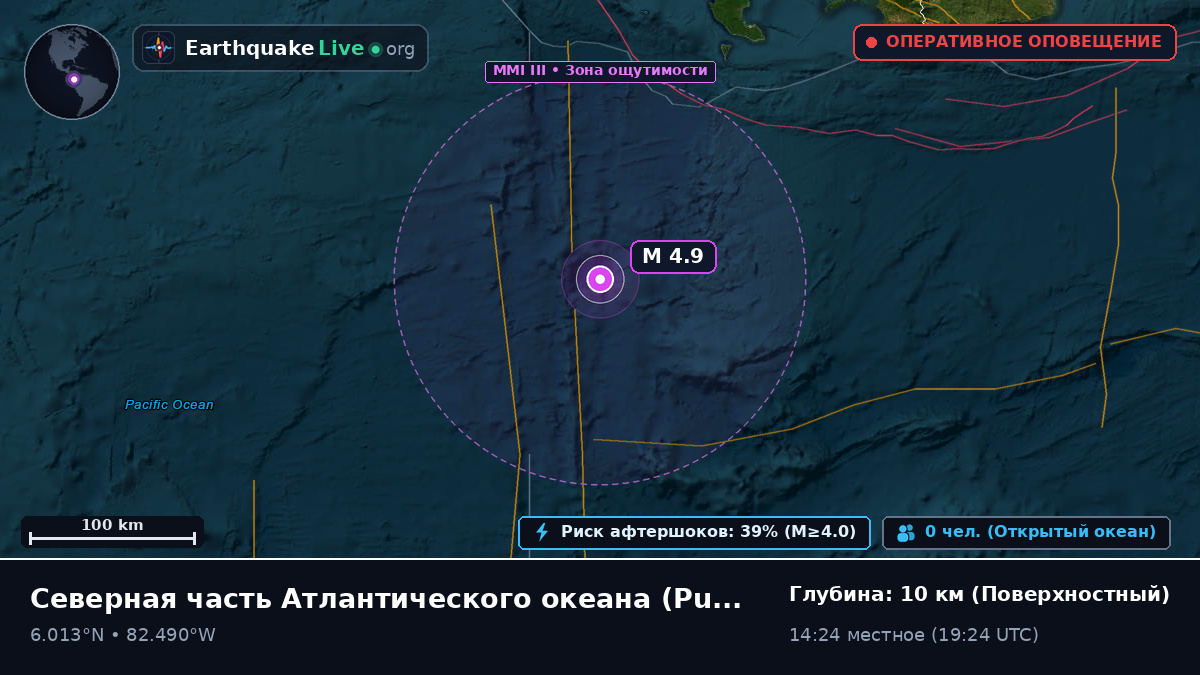 Северная часть Атлантического океана (Панама)