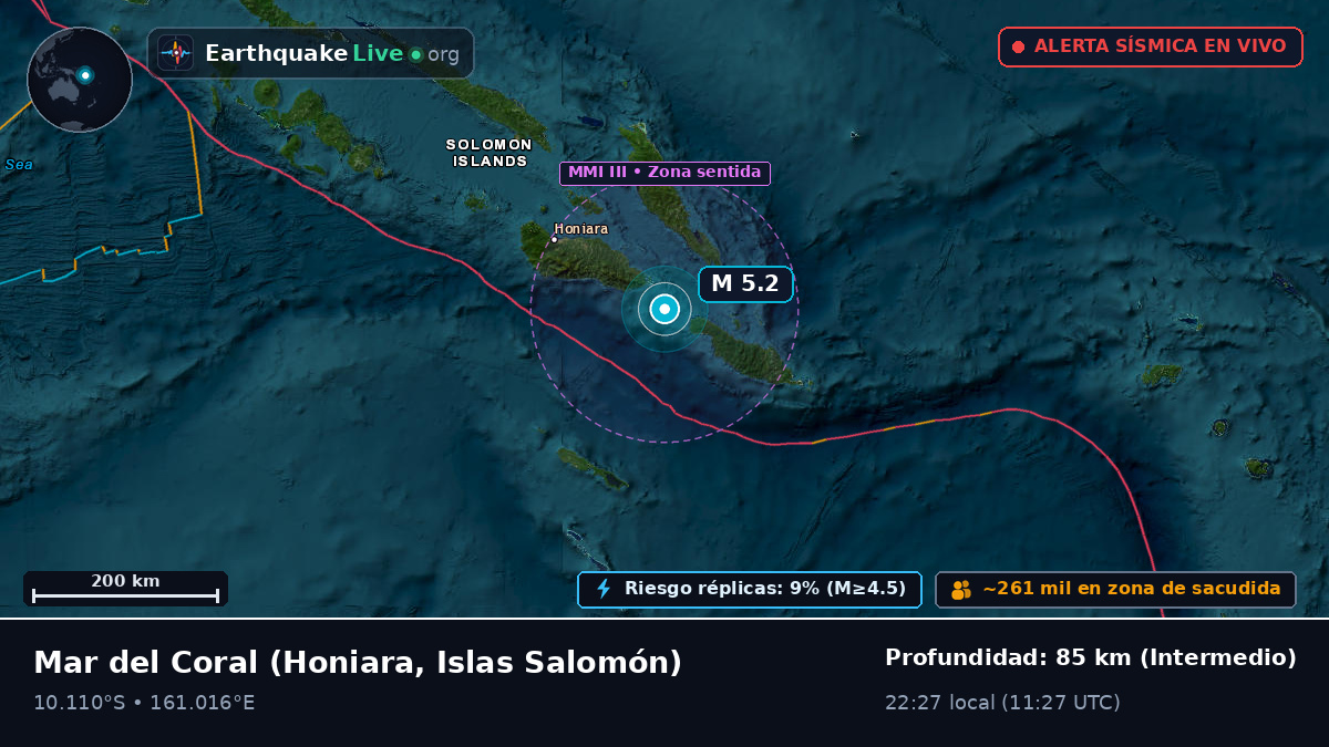 Mar del Coral (Islas Salomón)