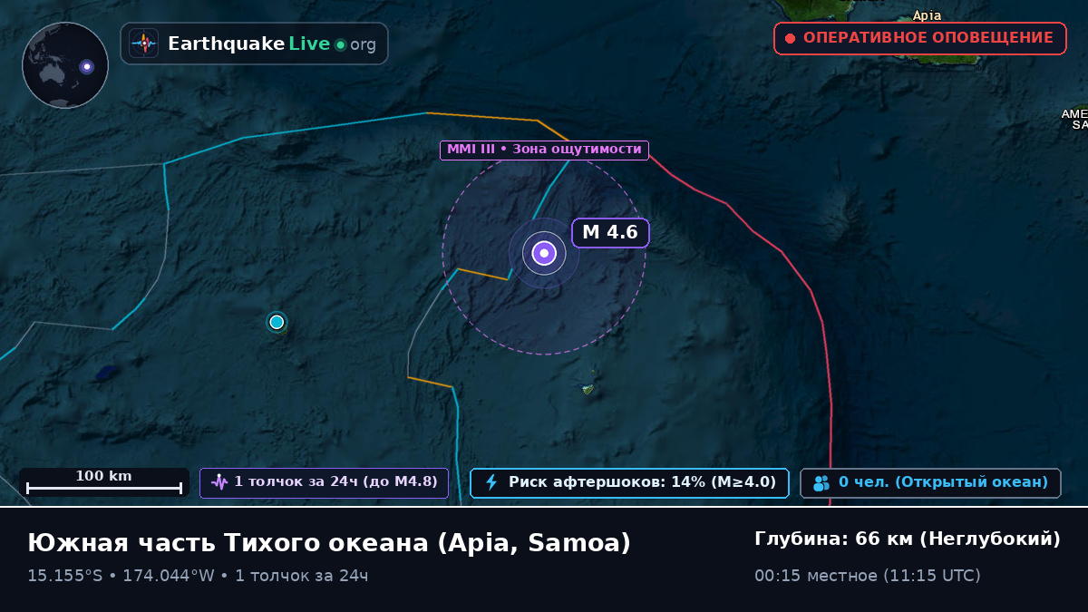 Южная часть Тихого океана (Samoa)