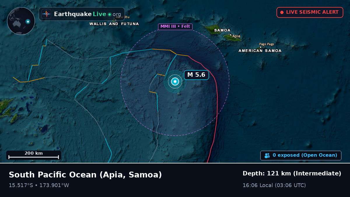 South Pacific Ocean (Samoa)