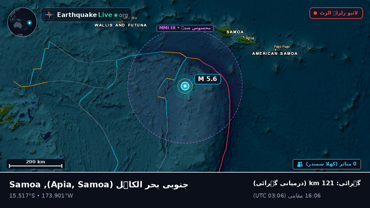 جنوبی بحر الکاہل (Samoa)