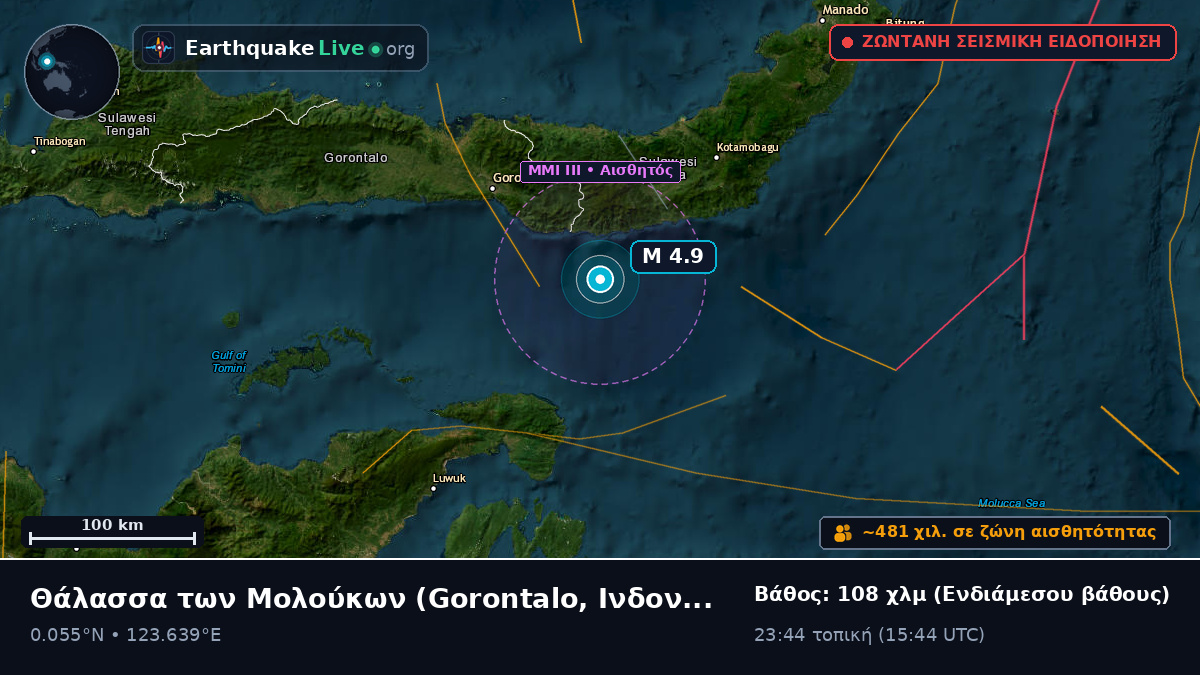 Θάλασσα των Μολούκων (Ινδονησία)