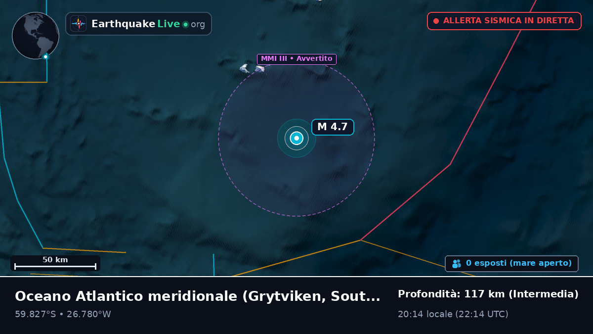 Oceano Atlantico meridionale (South Georgia and the Islands)