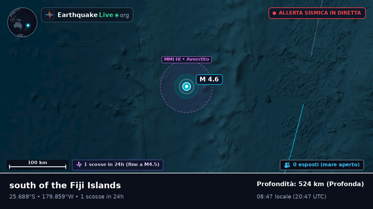 Oceano Pacifico meridionale (Kermadec Islands)