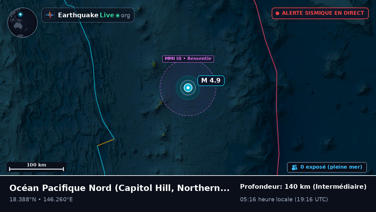Océan Pacifique Nord (Northern Mariana Islands)