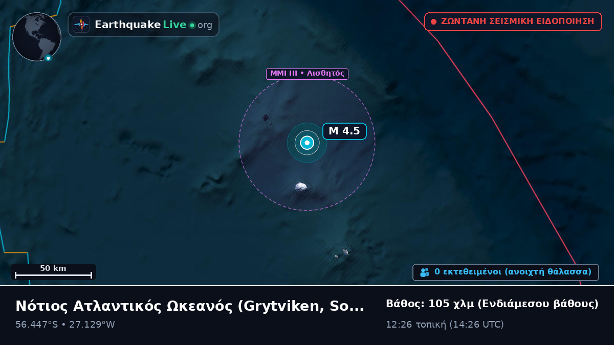 Νότιος Ατλαντικός Ωκεανός (South Georgia and the Islands)