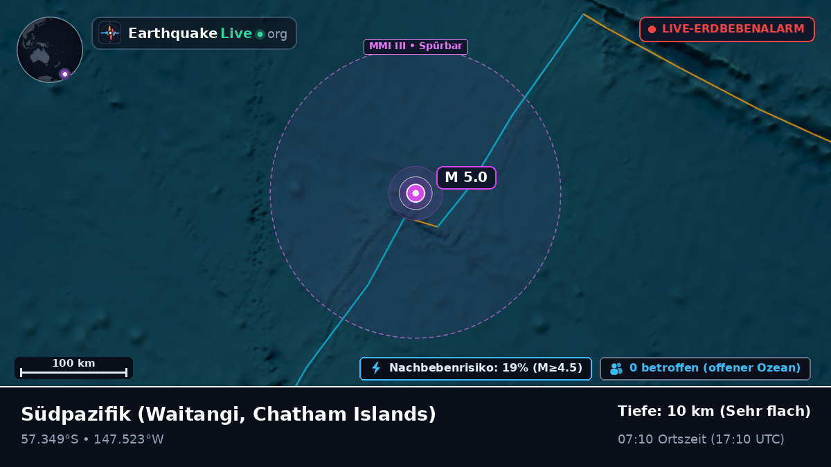 Südpazifik (Chatham Islands)