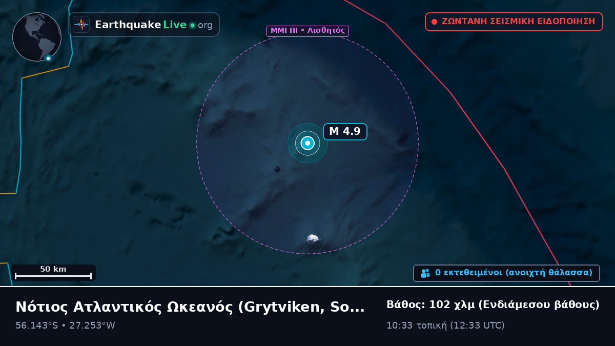 Νότιος Ατλαντικός Ωκεανός (South Georgia and the Islands)