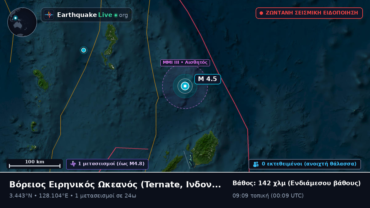 Βόρειος Ειρηνικός Ωκεανός (Ινδονησία)
