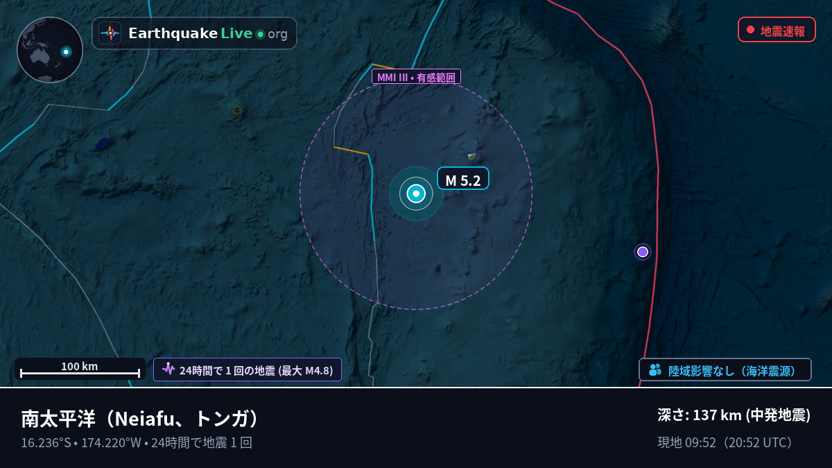 南太平洋 (トンガ)