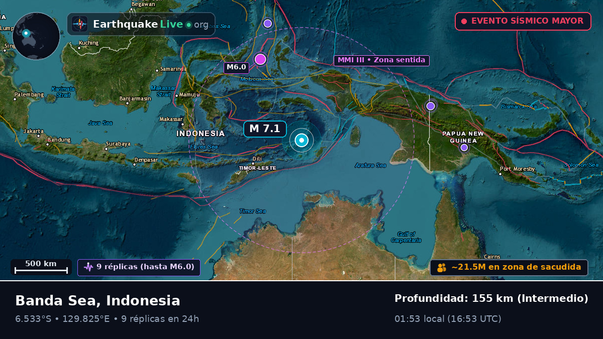Mar de Banda (Indonesia)