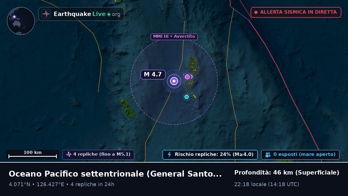 Oceano Pacifico settentrionale (Filippine)