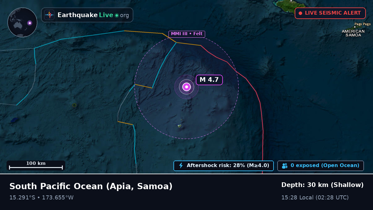 South Pacific Ocean (Samoa)