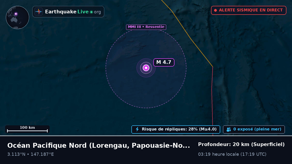 Océan Pacifique Nord (Papouasie-Nouvelle-Guinée)